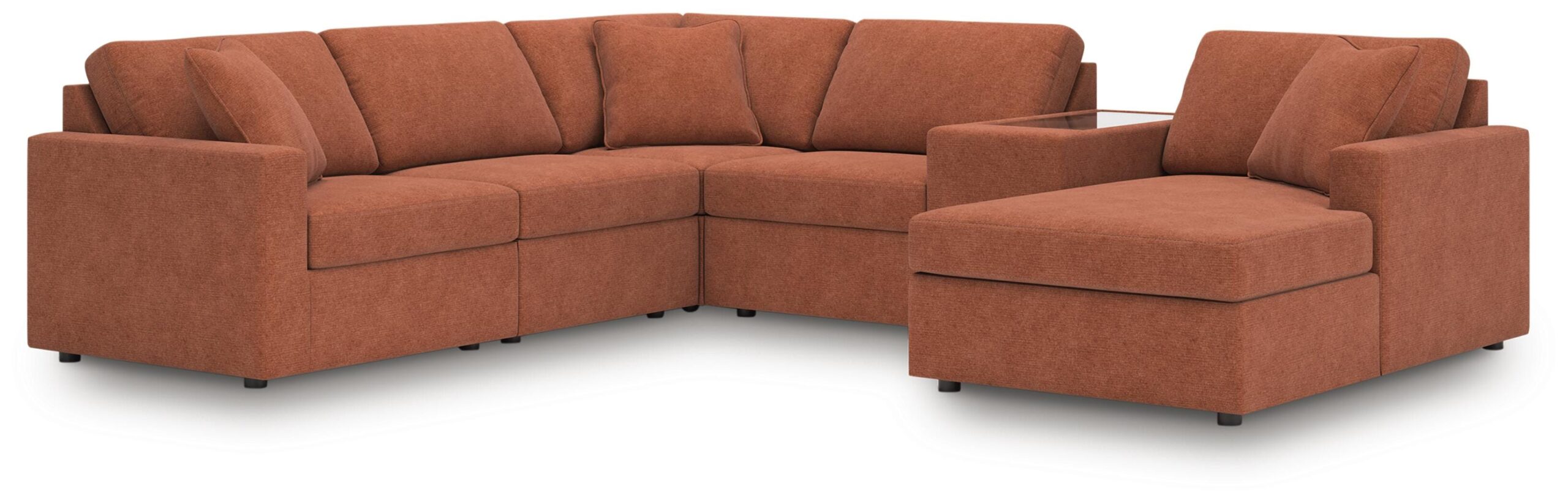 29d4dd36026bd858d34b46a49b33bcd9 Modmax 6-Piece Sectional with Chaise - Image 1