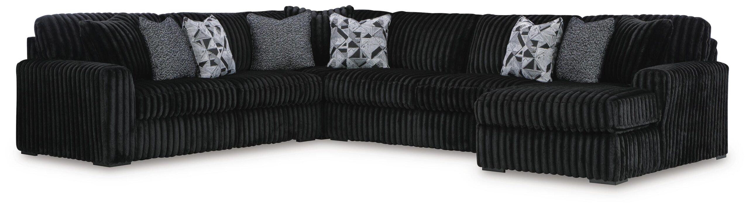 Midnight-Madness 6-Piece Sectional with Chaise