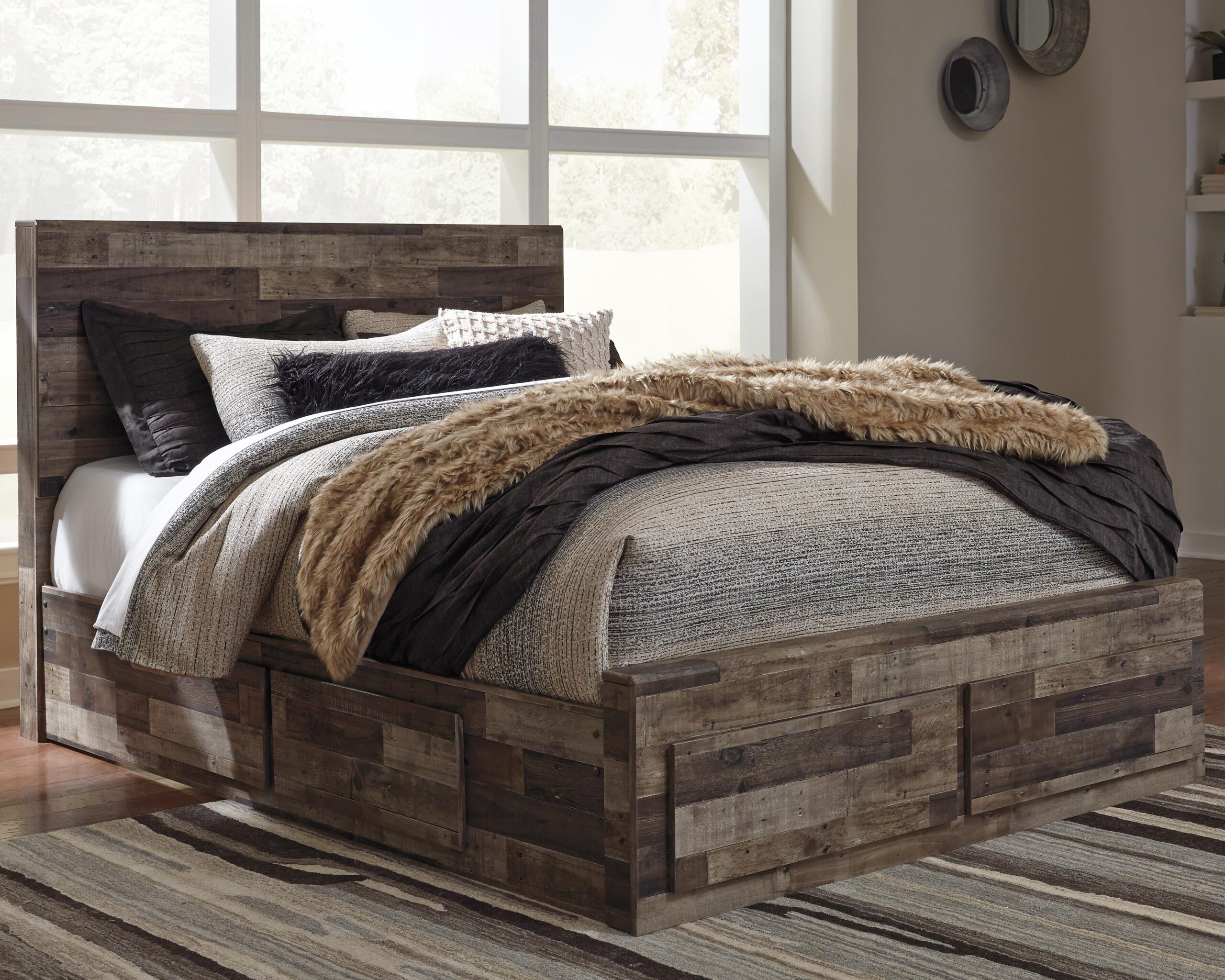 Derekson Queen Panel Storage Bed, Dresser and 2 Nightstand - Image 8