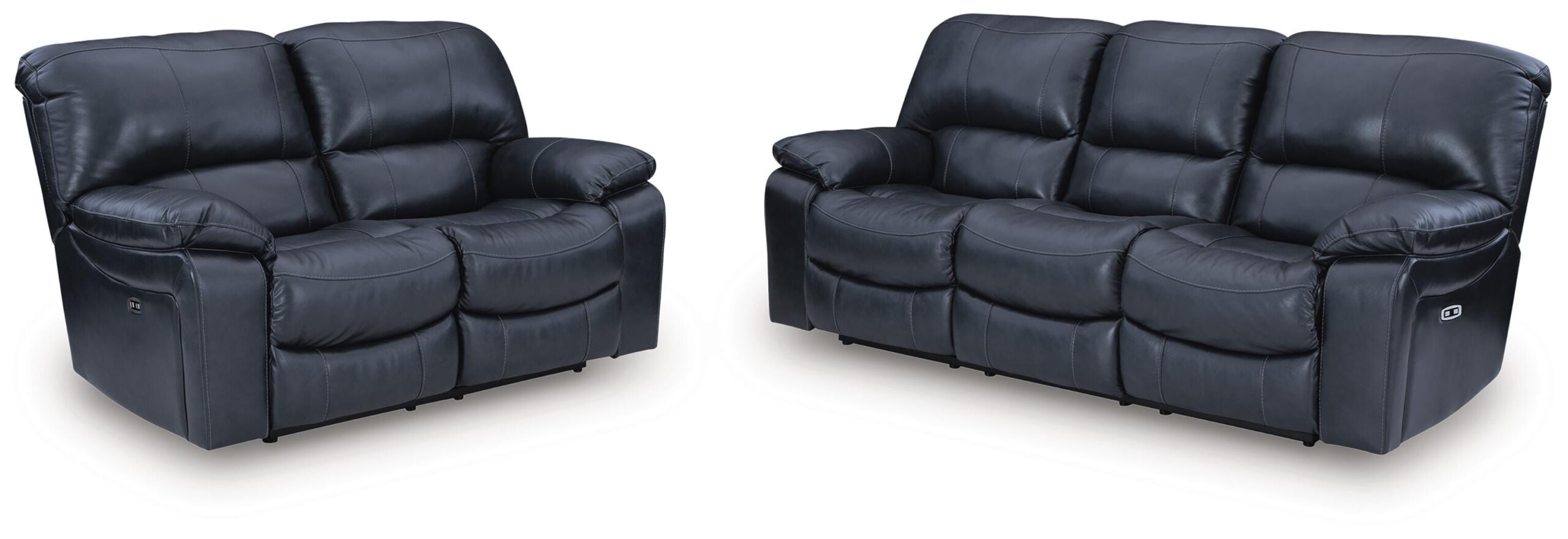 75f46b4a0c7a1c5ef277c1bf4ddc4eff Leesworth Power Reclining Sofa and Loveseat - Image 1