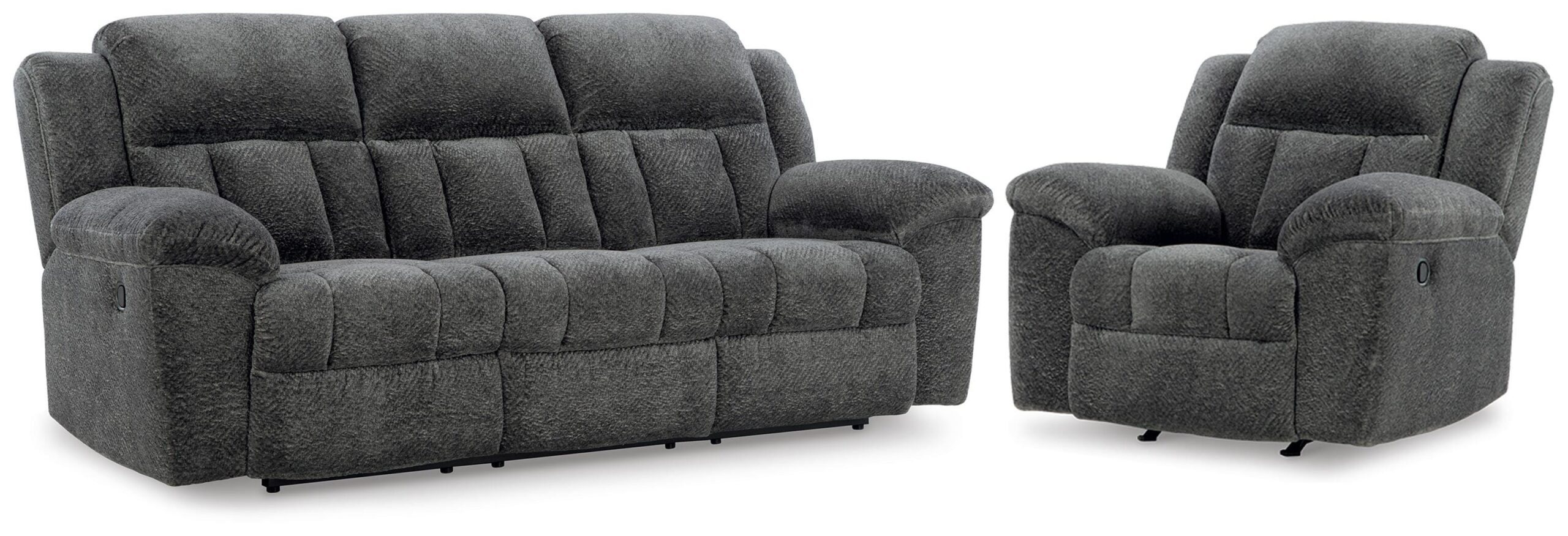 9394dde5401aea5d3a027801b23f6c79 Frohn Reclining Sofa and Recliner - Image 1