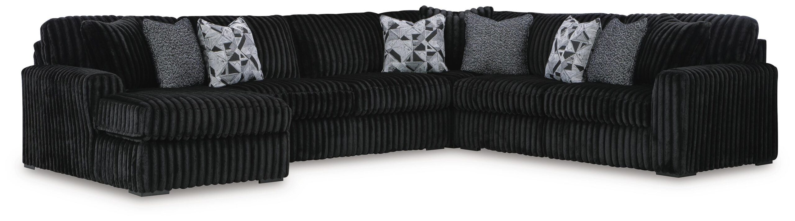 Midnight-Madness 6-Piece Sectional with Chaise