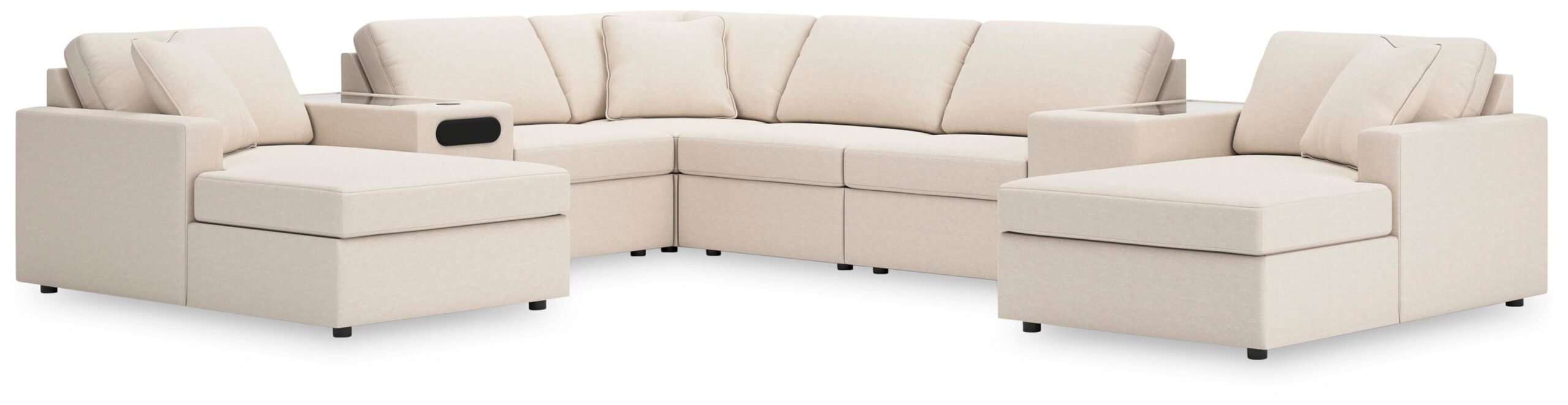 af69e6795a9d0a01dc183cc7b77eab1a Modmax 8-Piece Sectional with Chaise - Image 1