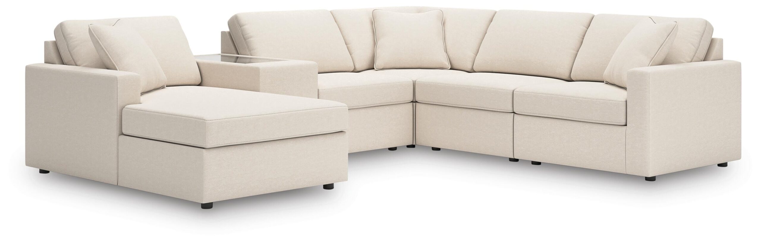 b814cae5794fc218b177688db7342e59 Modmax 6-Piece Sectional with Chaise - Image 1