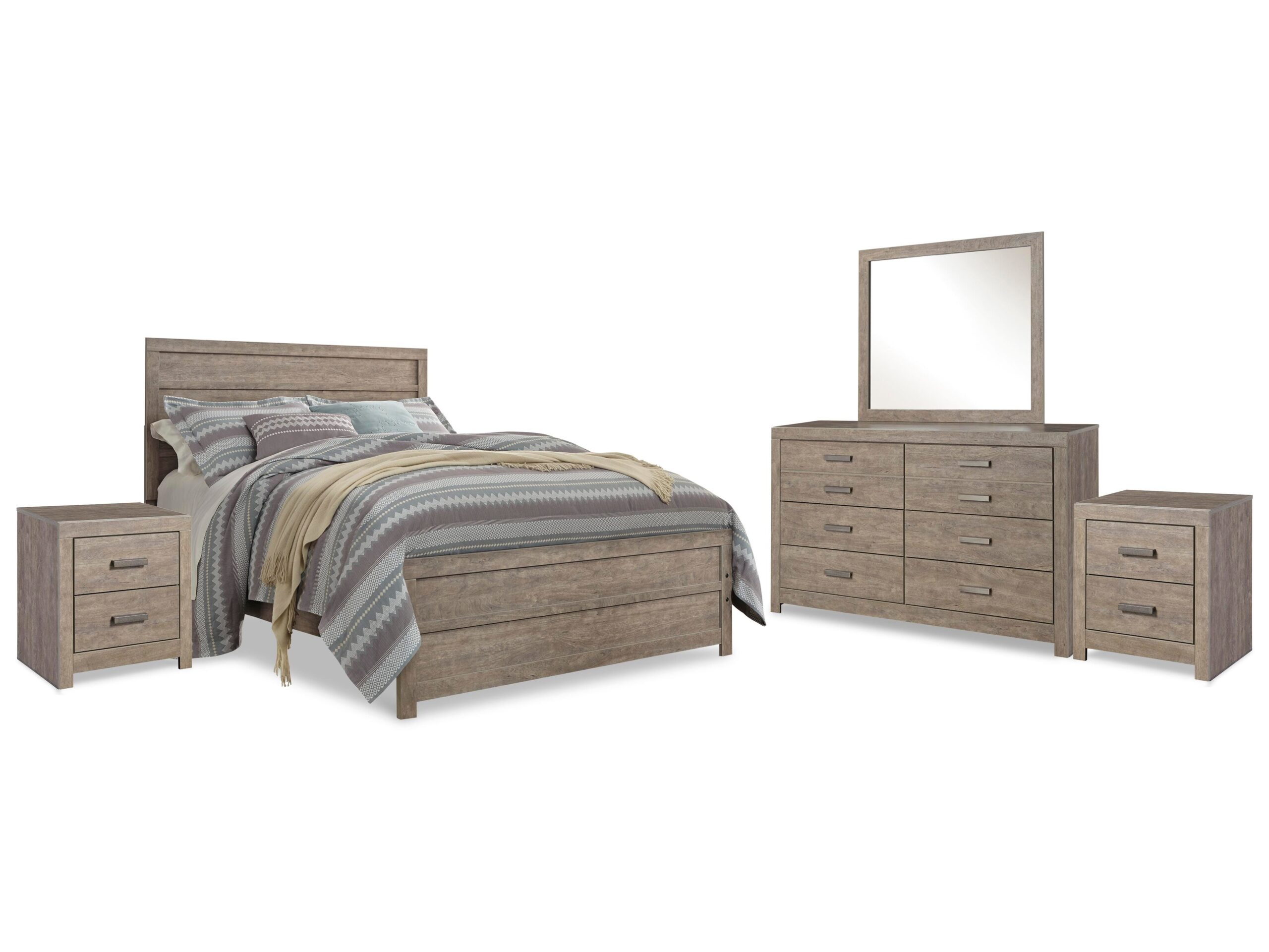bc5d83248870f6ec3787e007fb5a25c5 Culverbach Queen Bed with Mirrored Dresser and 2 Nightstand - Image 1