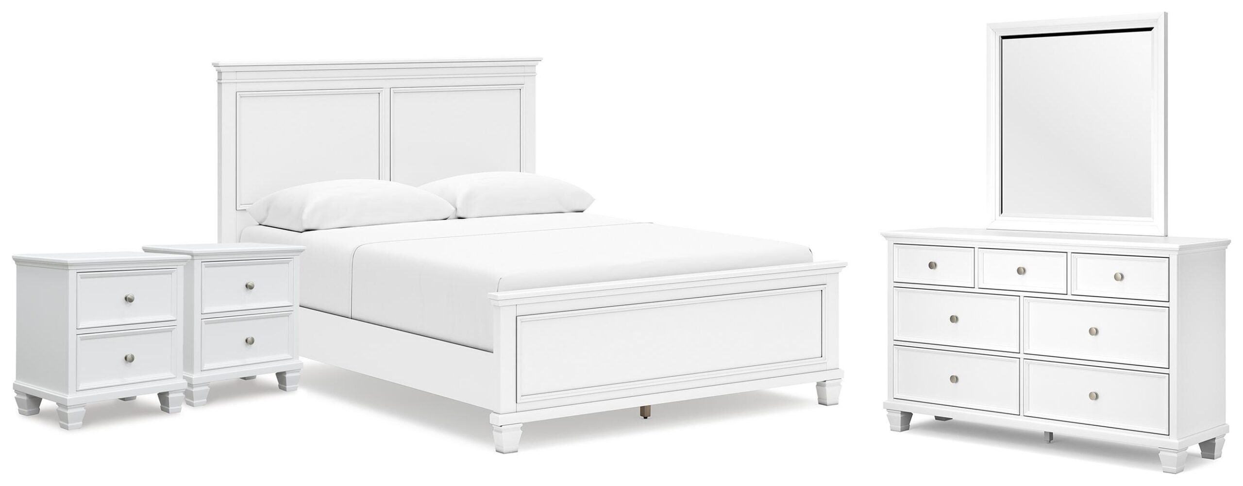 bd037d4b32e350db3d1023ad599fdc96 Fortman Queen Panel Bed, Dresser, Mirror and 2 Nightstands - Image 1