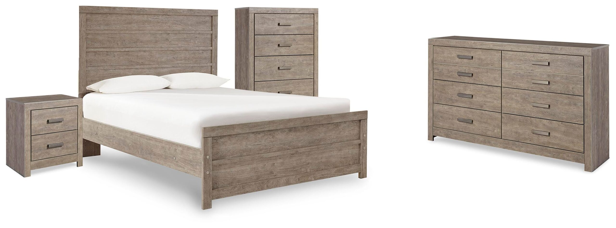 d18e20050f60f2419b3623d74e44e9d9 Culverbach Full Panel Bed, Dresser, Chest and Nightstand - Image 1